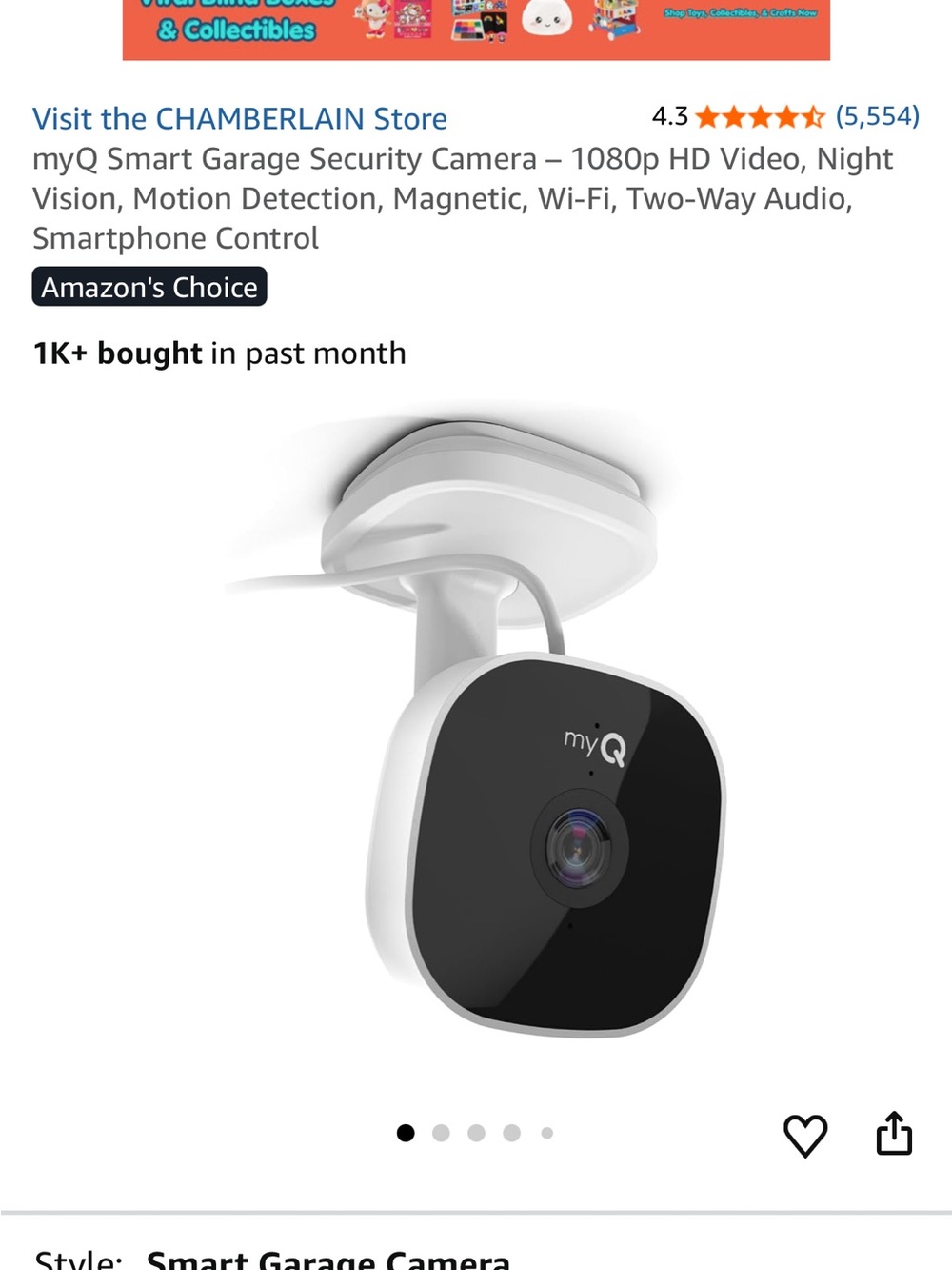 myQ Smart Camera - Picture 2 of 8